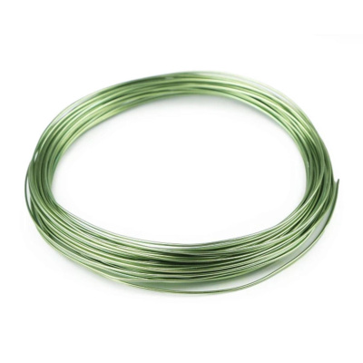Hliníkový drôt, 1 mm, zelenobéžový, 10 m