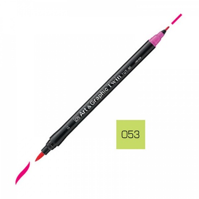 Kuretake, Art & Graphic Twin, 053 Pale Green