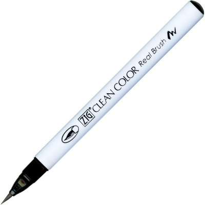 Kuretake, Clean Color Real Brush, 010 Black