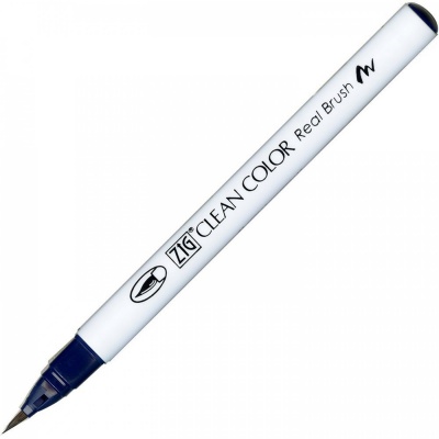 Kuretake, Clean Color Real Brush, 035 Deep Blue