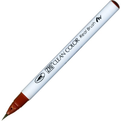 Kuretake, Clean Color Real Brush, 060 Brown