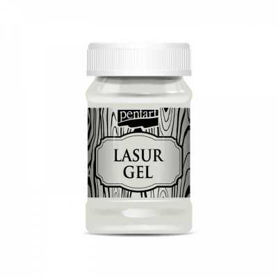 Lazúrový gél, 100 ml, biela
