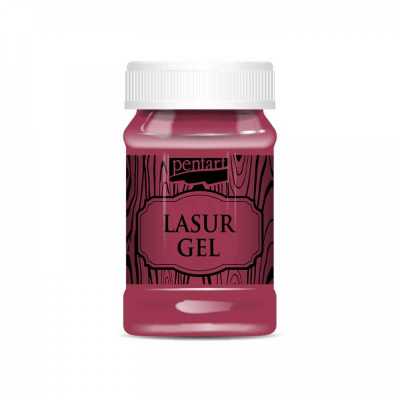 Lazúrový gél, 100 ml, červená