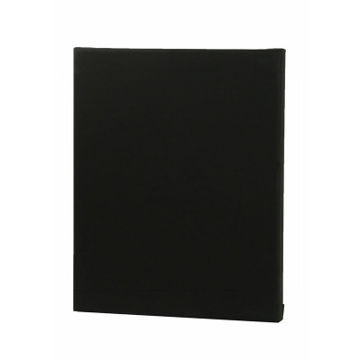 Maliarske plátno, čierne, bavlna, 350 g/m2, 30 x 40 cm