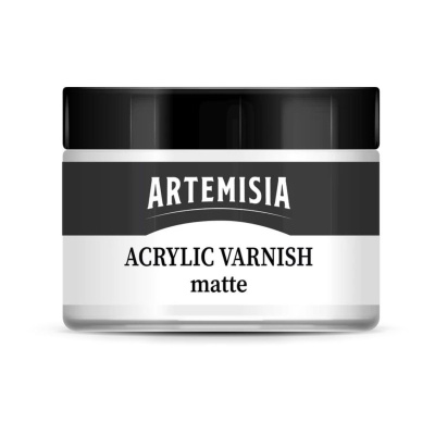Matný lak na akrylové farby Artemisia, 150 ml