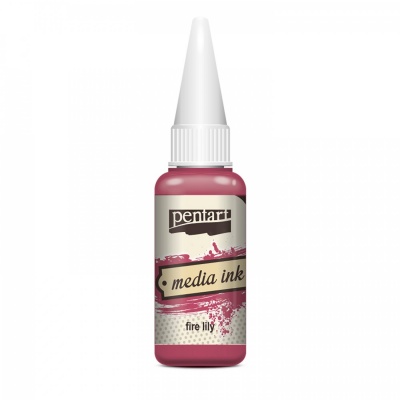 Media Ink atrament 20 ml, fire lily