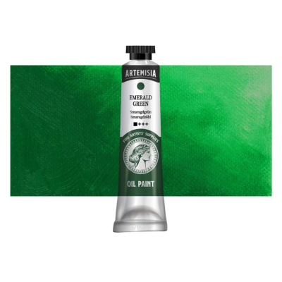 Olejová farba Artemisia emerald green, 40 ml