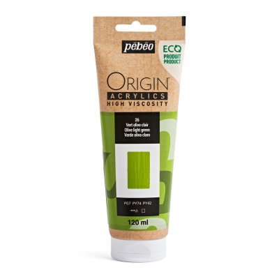 Origin Acrylics, 120 ml, light olive green