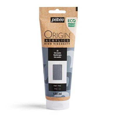 Origin Acrylics, 120 ml, natural grey