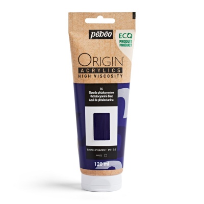 Origin Acrylics, 120 ml, phthalocyanine blue
