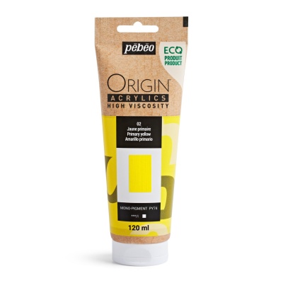 Origin Acrylics, 120 ml, primary yellow