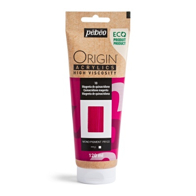 Origin Acrylics, 120 ml, quinacridone magenta