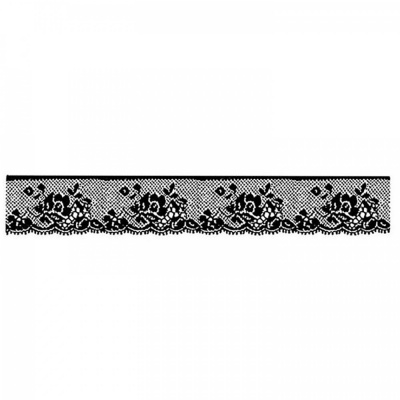 Pečiatka, Stamperia, 4 x 18 cm, Lace with roese