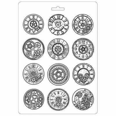 Plastová forma mäkká STAMPERIA, A4, Mechanisms