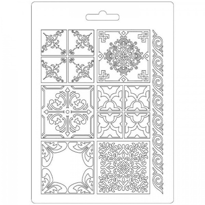 Plastová forma mäkká STAMPERIA, A5, Azulejos