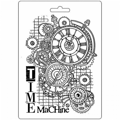 Plastová forma mäkká STAMPERIA, A5, Time machine