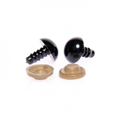Plastové bezpečnostné oči do hračiek, 8 mm