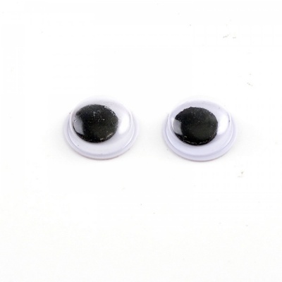 Plastové oči okrúhle, 40 mm, 1 ks