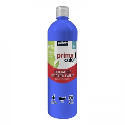 Primacolor Liquid, temperová farba, 1 l, 249 Primary blue