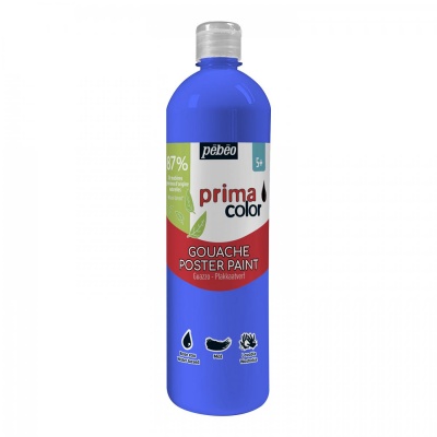 Primacolor Liquid, temperová farba, 1 l, 249 Primary blue