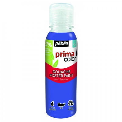 Primacolor Liquid, temperová farba, 150 ml, 049 Primary blue