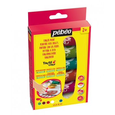 Prstové farby Tactilcolor Sada 6 x 20 ml