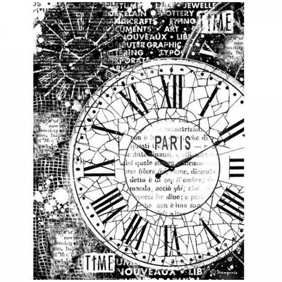 Ryžový papier, A4, Clocks