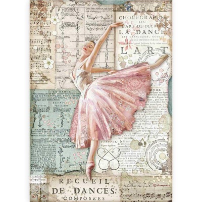 Ryžový papier, A4, Passion dancer