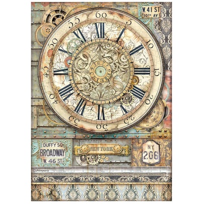 Ryžový papier, A4, Sir Vagabond Aviator clock