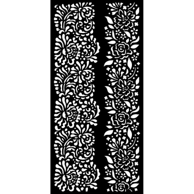 Šablóna, Stamperia, 12 x 25 cm, Garden of Promises borders