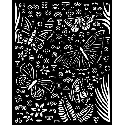Šablóna, Stamperia, 20 x 25 cm, Amazonia butterflies