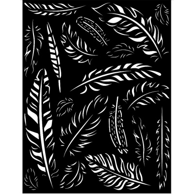 Šablóna, Stamperia, 20 x 25 cm, Amazonia Feathers