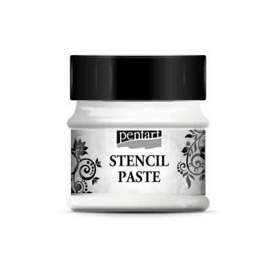 Šablónovacia pasta, perleťová, 50 ml, strieborná