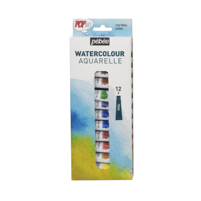 Sada akvarelových farieb Pop Art, 12 x 10 ml