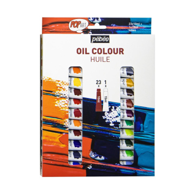 Sada olejových farieb Pop Art, 23 x 10 ml + 1 x 15 ml