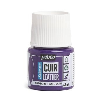 SETACOLOR Leather, farby na kožu, 45ml, 09 Eggplant Violet