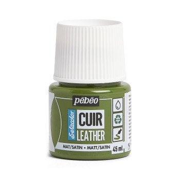 SETACOLOR Leather, farby na kožu, 45ml, 17 Khaki Green