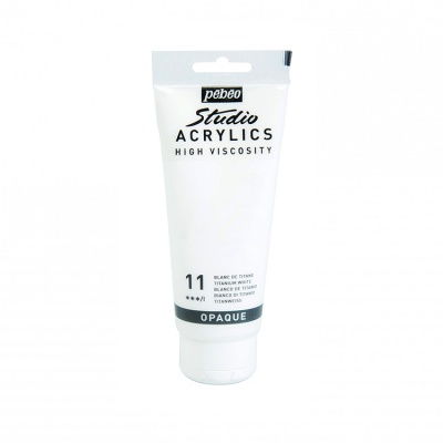 Studio Acrylics 100 ml, 11 Titanium white