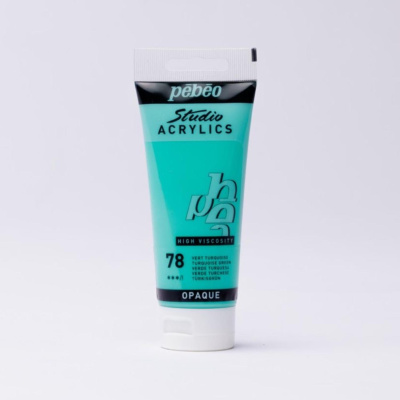 Studio Acrylics 100 ml, 78 Turquoise Green