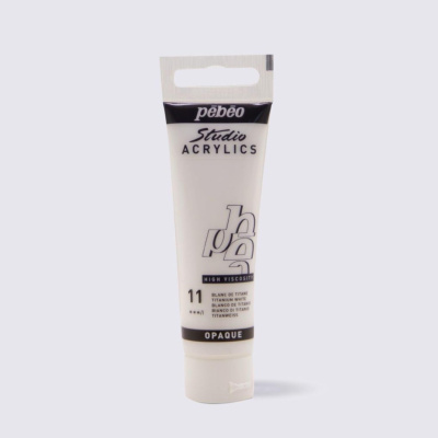 Studio Acrylics 30 ml, 11 Titanium white