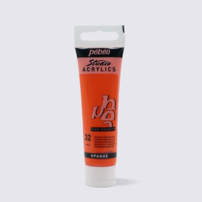 Studio Acrylics 30 ml, 32 Cadmium Orange Hue