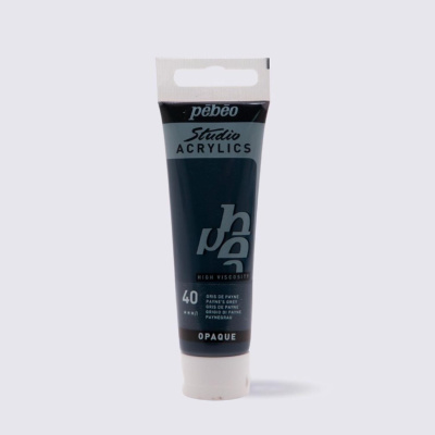 Studio Acrylics 30 ml, 40 Paynes Grey