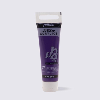 Studio Acrylics 30 ml, 47 Dark Cobalt Violet Hue