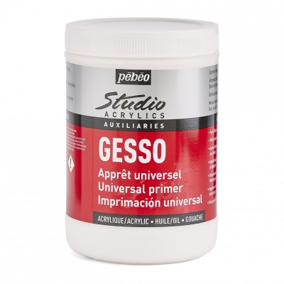 Studio Gesso 1 l, biele