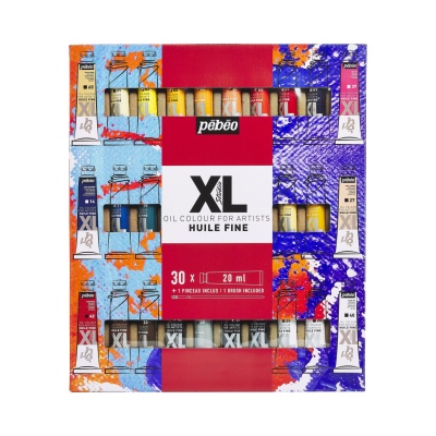 Studio XL Sada olejových farieb 30 x 20 ml + štetec