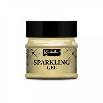 Trblietavý gél, 50 ml, priehľadná strieborná