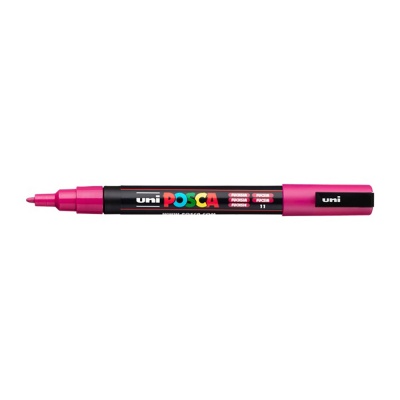 Uni Posca fixka PC-3M, 1,3 mm, fuchsia