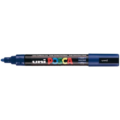 Uni Posca fixka PC-5M, 2,5 mm, modrá