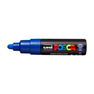 Uni Posca fixka PC-7M, 4,5-5,5 mm, modrá