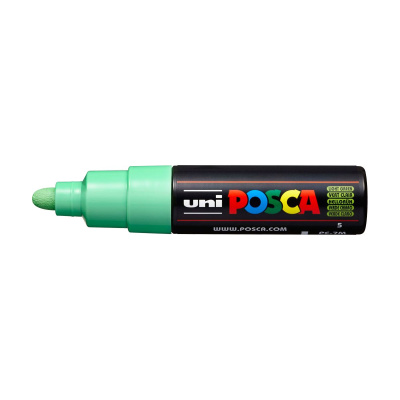 Uni Posca fixka PC-7M, 4,5-5,5 mm, svelá zelená